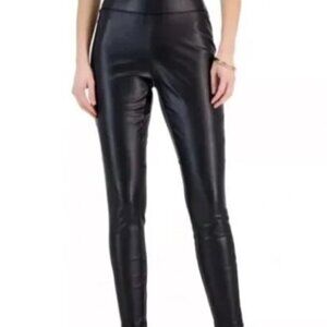 NEW BLACK FAUX LEATHER PANTS CAUSAL PARTY COSPLAY HOLIDAY
